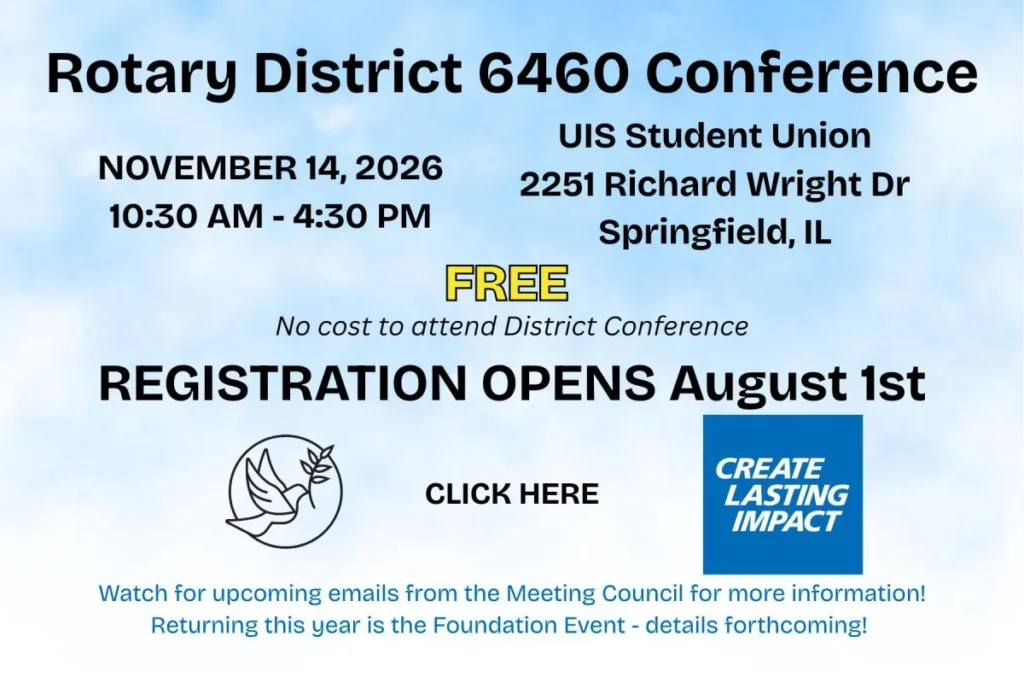 2026 Rotary District 6460 Conference